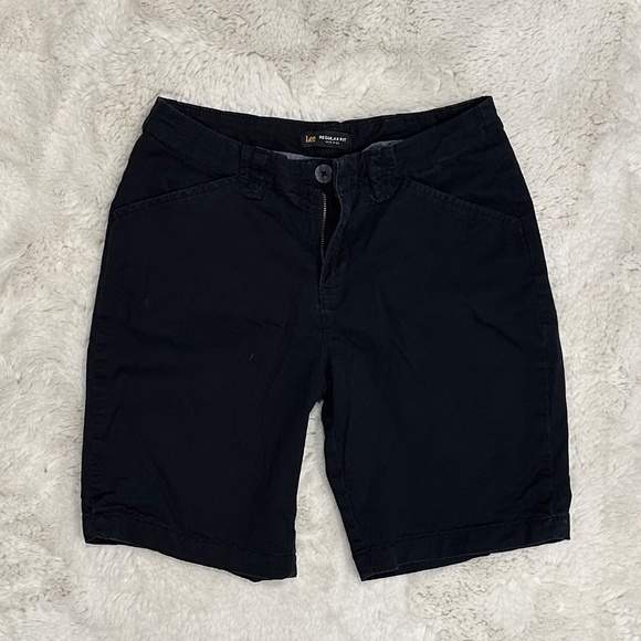 Lee Regular Fit Mid Rise Shorts - Picture 1 of 2